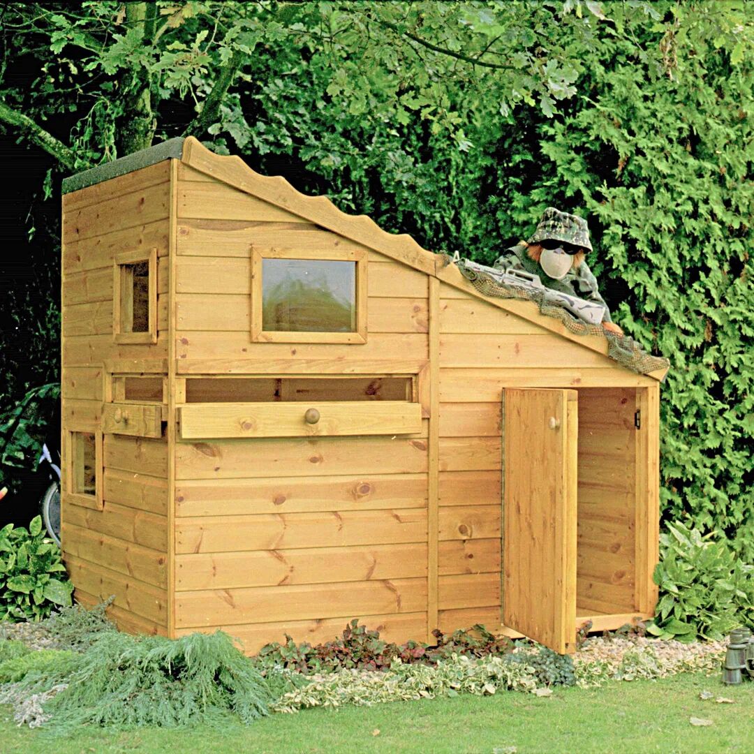 Shire Sheds Command Post Playhouse brown 170.0 H x 119.0 W x 179.0 D cm