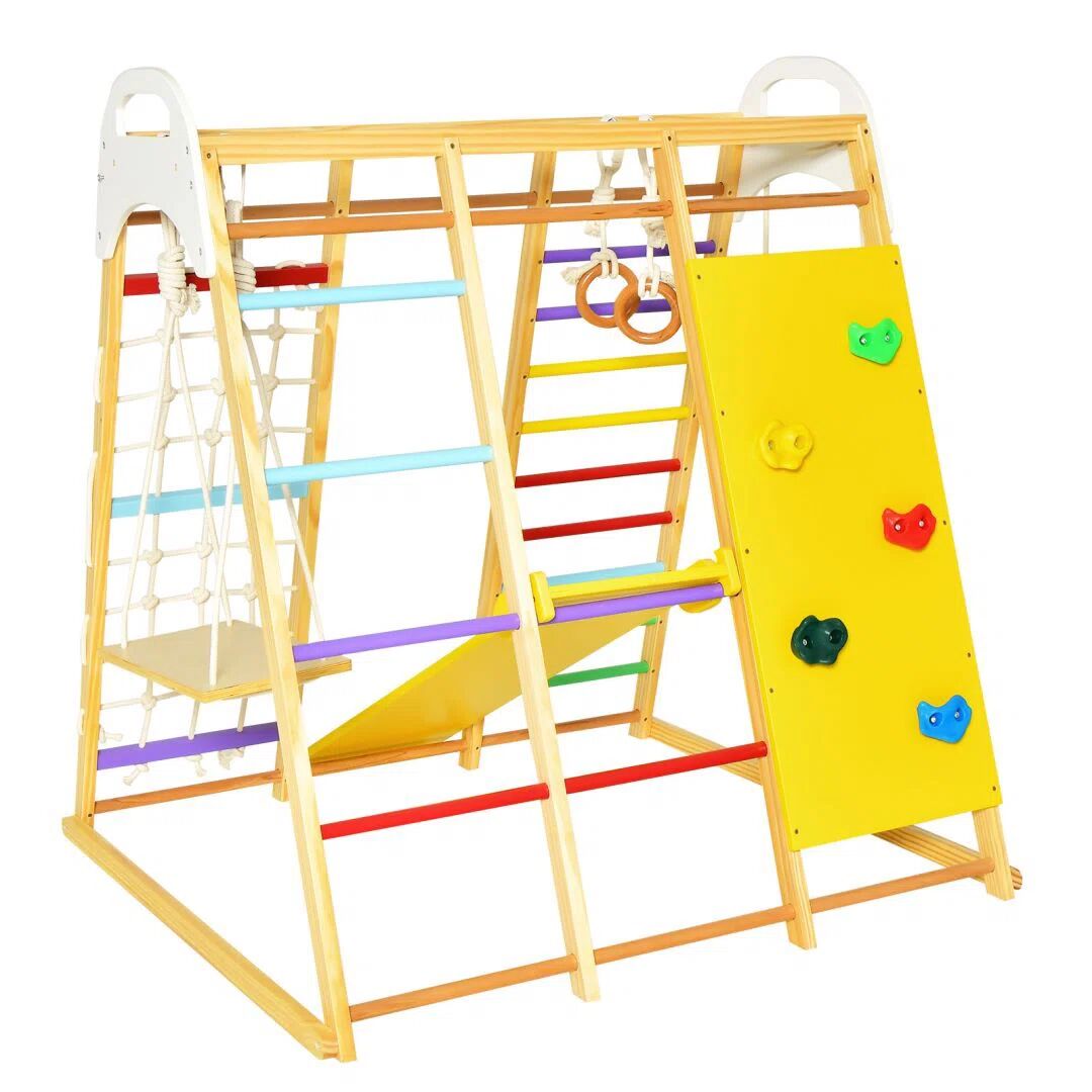 Freeport Park Giffin Climbing Frame yellow 138.0 H cm