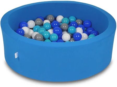 Borough Wharf Worth Ball Pit Pool Borough Wharf Colour: Blue/Turquoise/White/Grey  - Size: Small