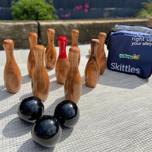 Freeport Park 9 Piece Wooden Pin Skittles Set Freeport Park  - Size: 219cm H X 288cm W X 45cm D