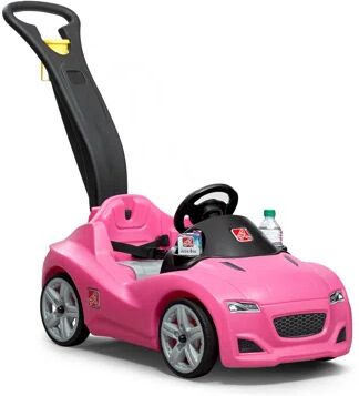 Zoomie Kids Lorena Cruiser Car Zoomie Kids Colour: Pink  - Size: 228cm H X 50cm W X 247cm D