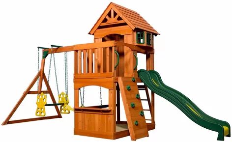 Freeport Park Atlantic Swing Set Freeport Park  - Size: 207cm H X 160cm W X 181cm D