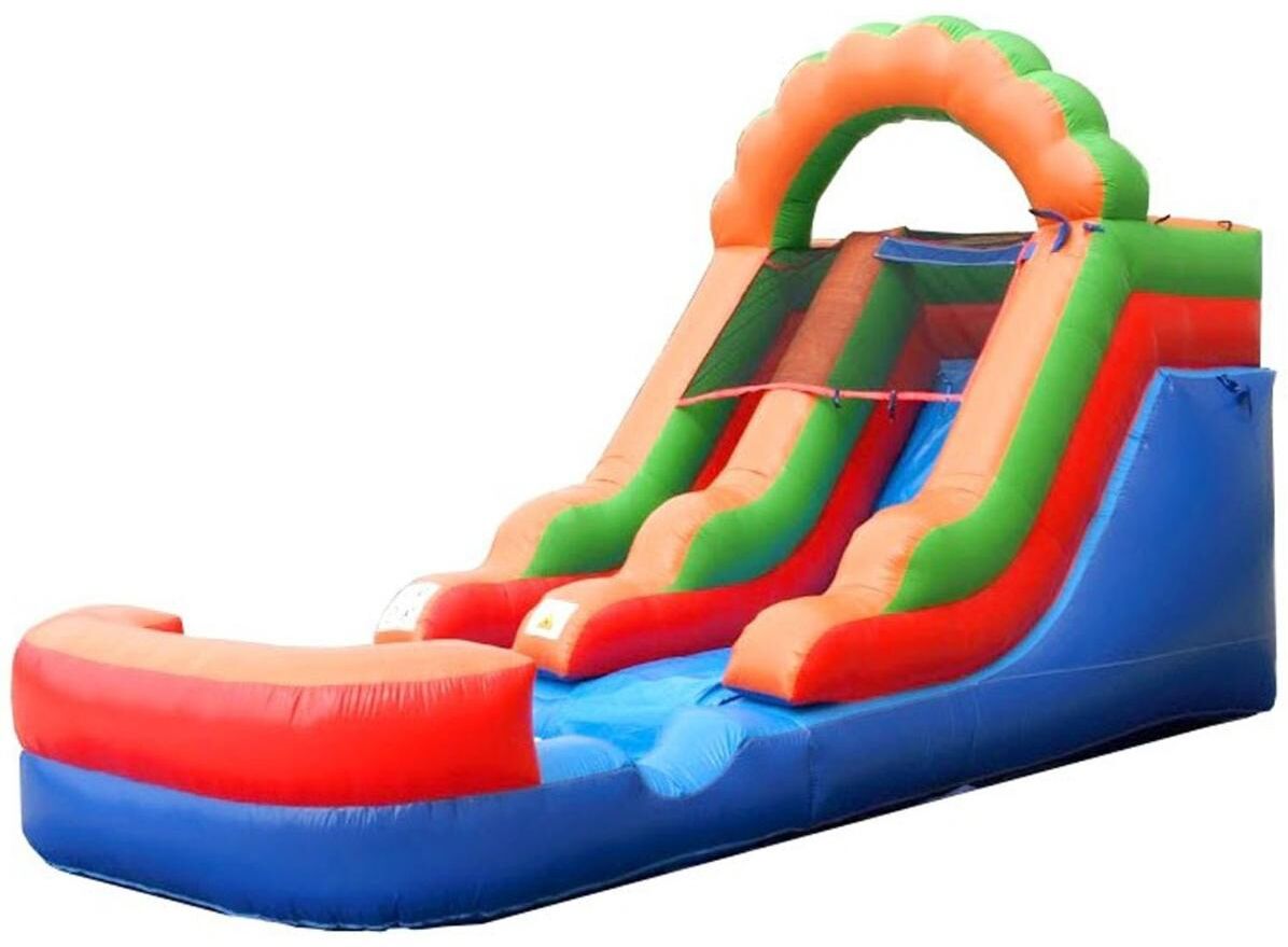 Pogo Bounce House Inflatable Water Slide for Kids (Without Blower) - 21' x 9' x 12' Foot Backyard Inflatable Slide for Summer Fun - Slide with Water P