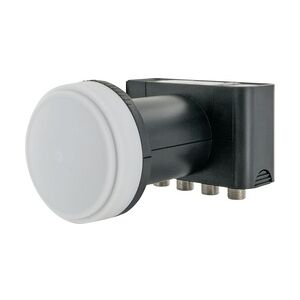 Schwaiger Quad LNB4 digital anthrazit mit Wetterschutz für 4 Teilnehmer