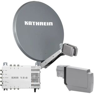 Kathrein CAS 80 Sat-Antenne Graphit (gr) multifeedfähig - 6 Teilnehmer