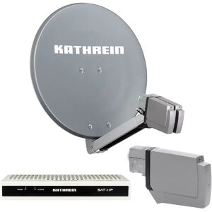 Kathrein CAS 80 Sat-Antenne Graphit (gr) multifeedfähig - 8 Teilnehmer über SAT-IP