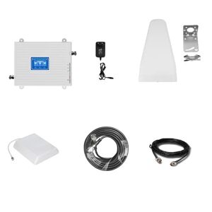 SupplySwap Mobilforstærker, 4G Signalforstærker, GSM Repeater, STOR LOG Antenne Kit