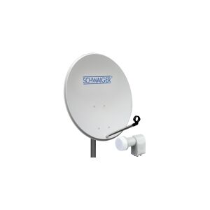 Schwaiger SPI994 011, 10,7 - 12,75 GHz, 10,7 - 11,7 GHz, 11,7 - 12,75 GHz, 950 - 2150 Mhz, 39,5 dBi, 0,3 dB
