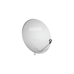 Schwaiger SPI440, 10,7 - 12,75 GHz, 32,6 dBi, Grå, Aluminium, Plast, Stål, 42 cm, 424 mm