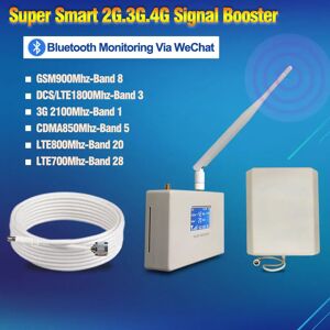 EASYBOOST BUILD SIGNAL DREAM Amplificateur de Signal intelligent 2G 3G 4G 5G LTE700 LTE800 900 1800 2100 CDMA850Mhz  moniteur