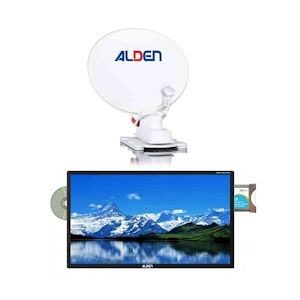 Alden Onelight Parabole Satellite Automatique 65cm + Tv Led 24