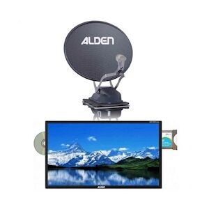 Alden Onelight Evo Platinium Parabole Satellite Automatique 60cm + Tv Led 19