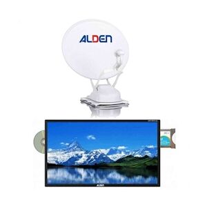 Alden Onelight Evo Parabole Satellite Automatique 60cm + Tv Led 24