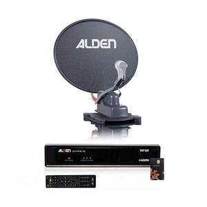 Alden Onelight Parabole Automatique 60cm + Récepteur Satellite Satmatic Hd Tntsat Usage Non Intensif Alden