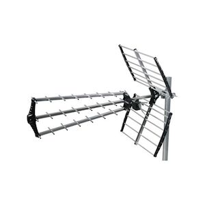 HDSAT Antenne Tnt Trinappe Prémontée Gain 18db Uhf Rateau Terrestre Toit Maison Usage Non Intensif Hdsat