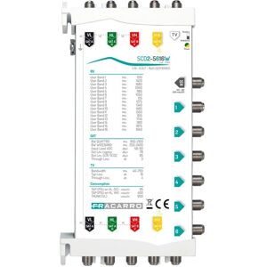 Fracarro Multicommutateur Fracarro SCD2-5616W avec 5 entrées et 5 sorties 271183