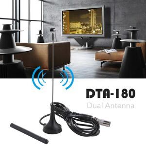 TOMTOP JMS DTA-180 HD Digital Indoor TV Dual Antenna DVB-T Antena HDTV Aerial Booster Antenna TV Stick
