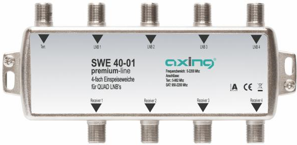 Axing SWE 40-01 Combinatore di cavi Grigio