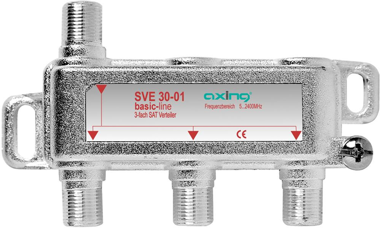 Axing SVE03001 cavo splitter o combinatori Splitter per cavo Argento