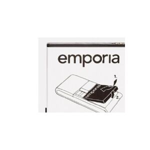 Emporia 1150mAh Li-Ion, Batteridrevet, Sort, Lithium-Ion (Li-Ion), 1150 mAh, 3,7 V, Emporia F210, F220, FLIP basic