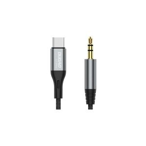 Dudao L11PROT 3.5mm Jack to USB-C cable 1m grå