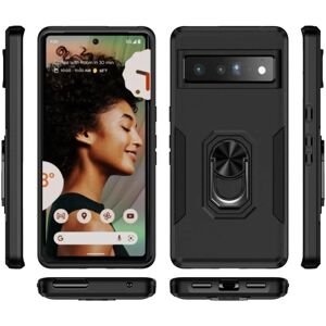 MTK Google Pixel 7 Pro Stødsikker TPU+PC Kickstand Telefontaske Bilm Black