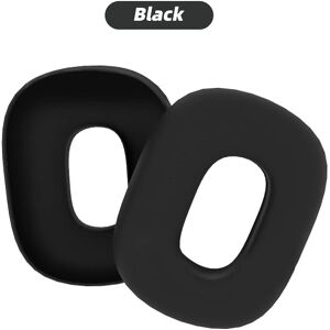 LEIGELE Fonken For AirPods Max Udskiftning Silikone Ørepuder Pudebetræk Hovedtelefon Ørepuder Ørepuder Beskyttelsesetui Sleeve Headset tilbehør black