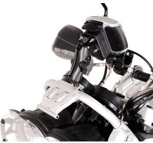 SW-Motech Fixation GPS pour BMW R1200GS fixation sur support bulle SW-Motech