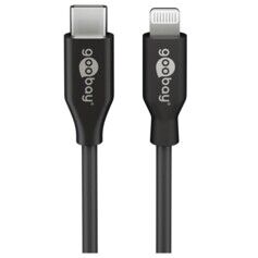 Goobay Câble USB-C vers Lightning - 2 m - Noir
