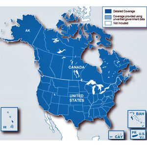 Garmin City Navigator Karta på microSD kort med Nordamerika