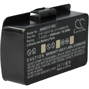 Replacement Battery compatible with Garmin GPSMap 396, 478, 496, 495 gps Navigation System Sat Nav (2600 mAh, 8.4 v, Li-ion) - Vhbw