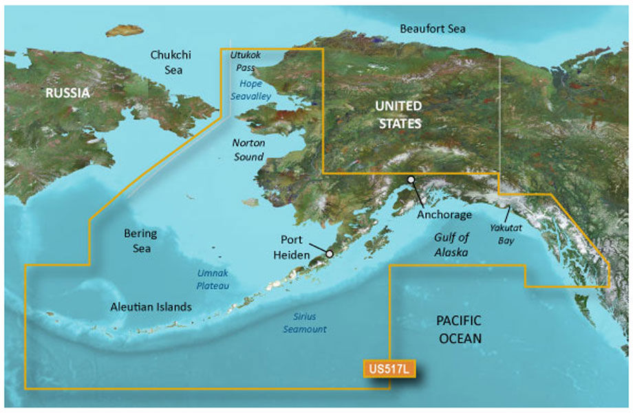 Photos - Fish Finder Garmin VUS517L BlueChart g3 Vision HD - Alaska South 