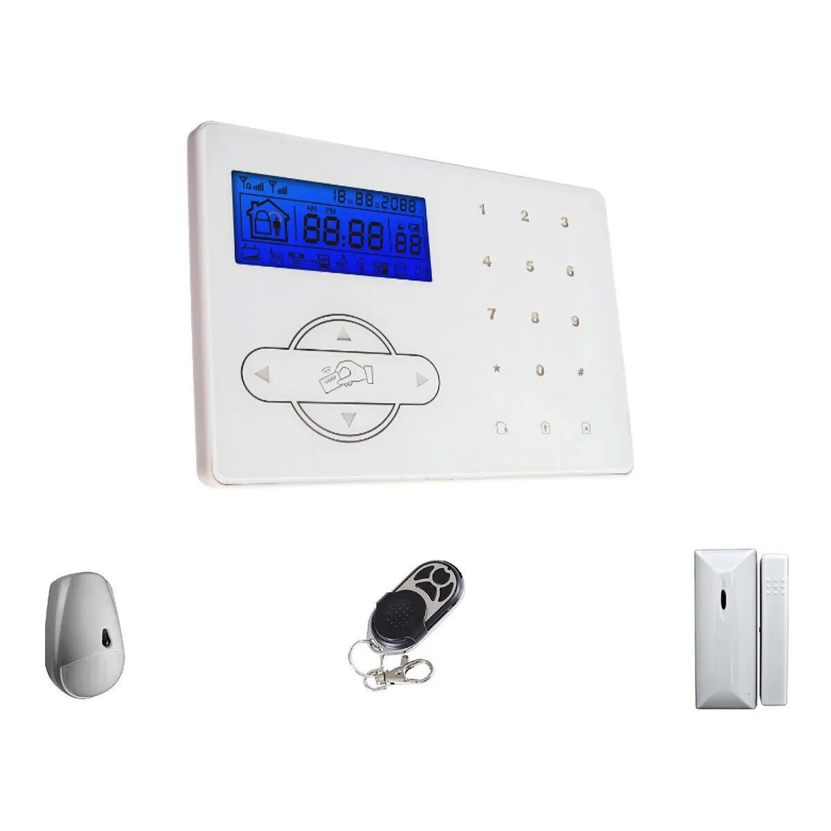 PROXE Kit Allarme Vigila 1 Con Centralina Wireless Con Pstn Integrato Touch