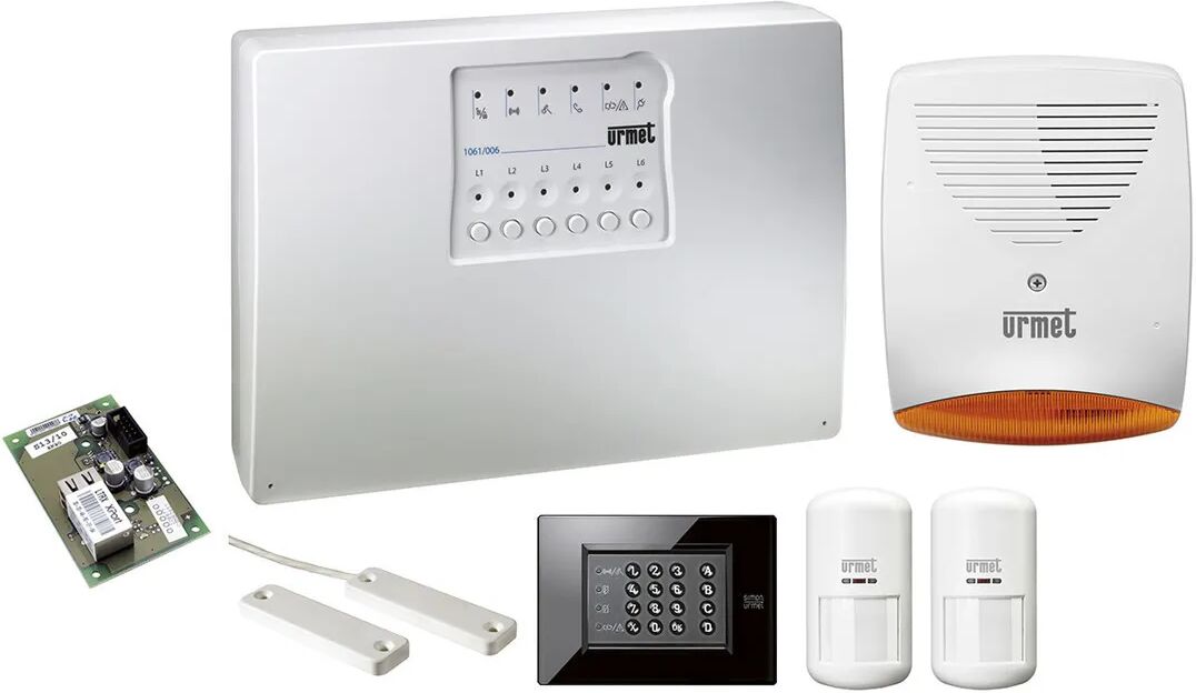 URMET Kit Allarme Casa Security  6 Linee E 4 Zone Con Gestione Via App