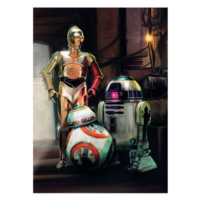 Foto murale Star Wars three droid 184 x 254 cm