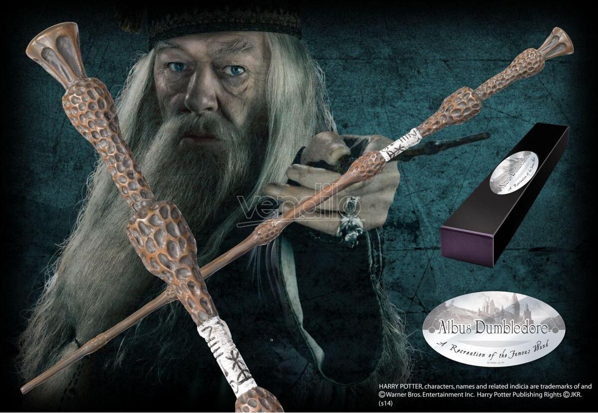 NOBLE COLLECTION Harry Potter Bacchetta Magica Albus Silente Character