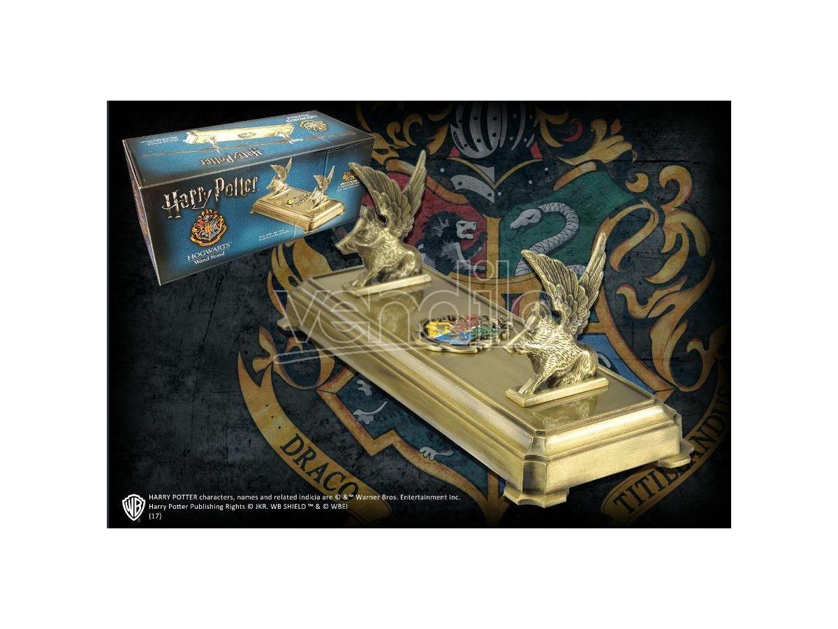 NOBLE COLLECTION Harry Potter Porta Bacchetta Con Stemma Hogwarts