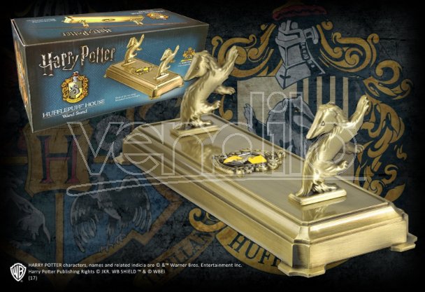 NOBLE COLLECTION Harry Potter Porta Bacchetta Con Stemma Tassorosso