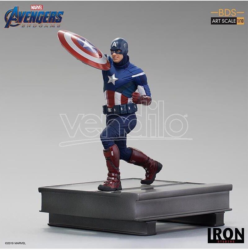 IRON STUDIO Ae Captain America 2012 1/10 Art St Statua