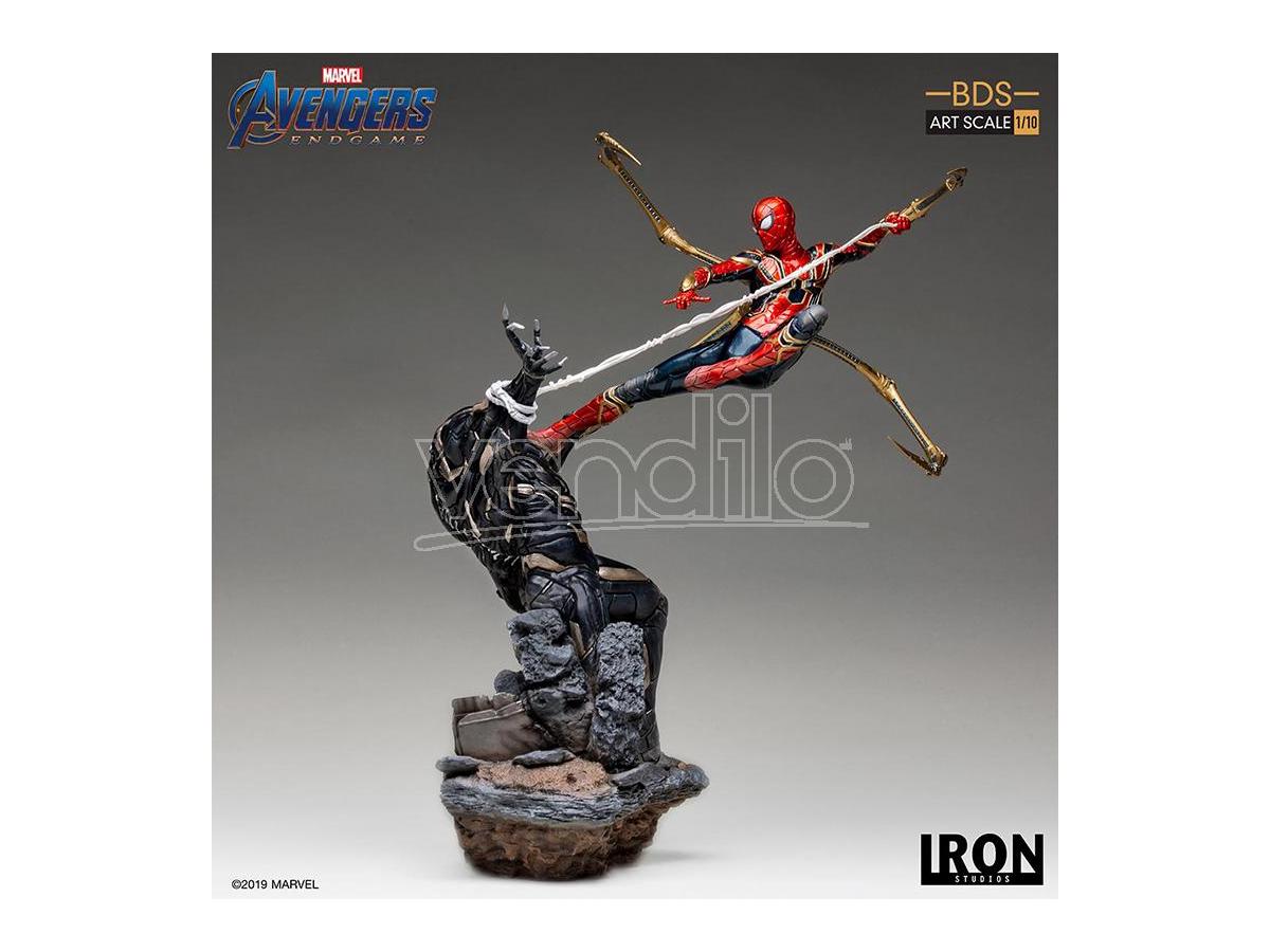 IRON STUDIO Avengers Endgame Iron Spider Vs Outrider Statua