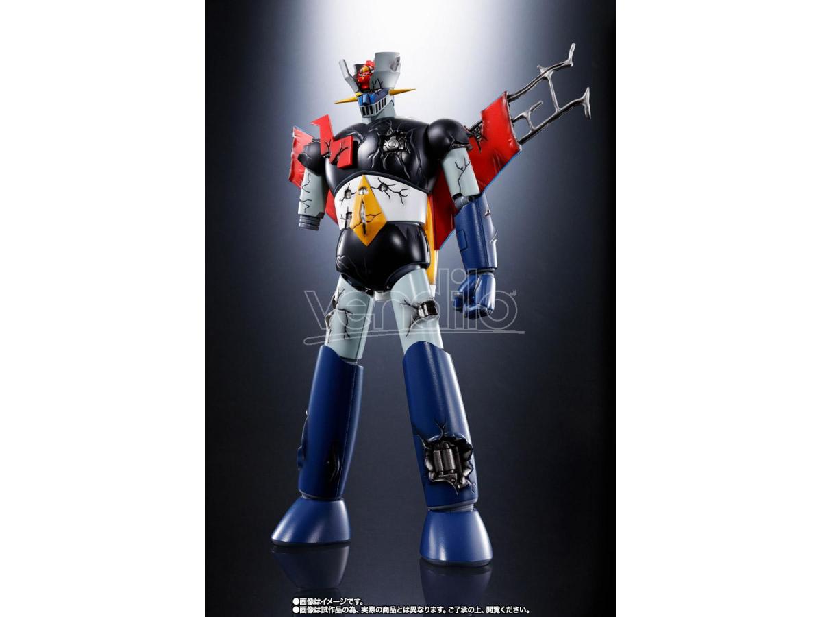 BANDAI Mazinger Z Gx-70spd Versione Danneggiata In Battaglia Figura 17 Cm