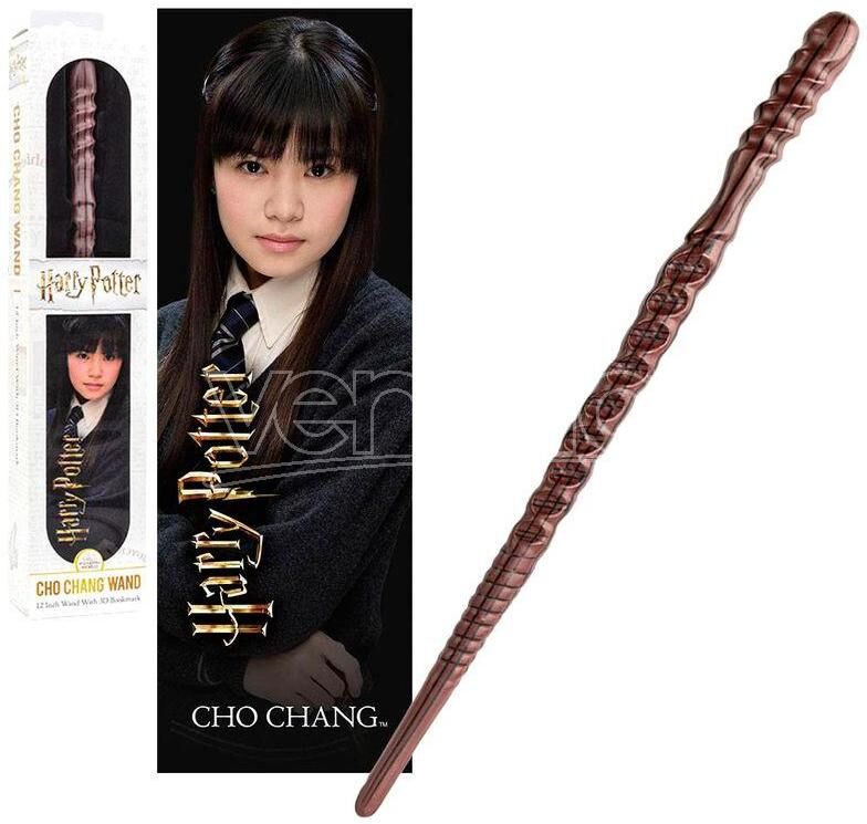 NOBLE COLLECTION Harry Potter Bacchetta Magica Cho Chang + Segnalibro 3d