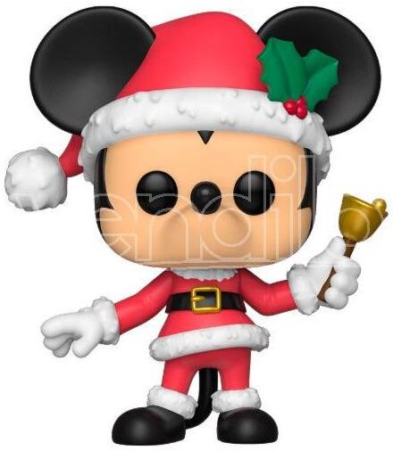 FUNKO Disney Natale  Pop Vinile Figura Topolino Vestito Da Babbo Natale 9cm