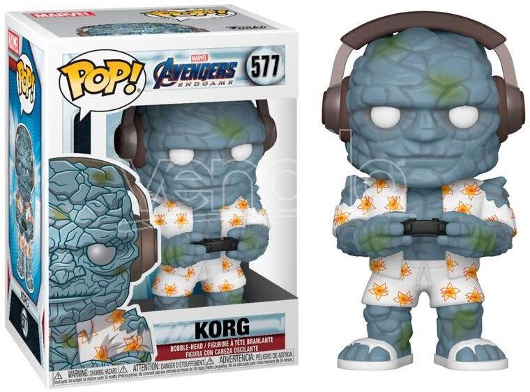 FUNKO Pop Figura Marvel Avengers Endgame Gamer Korg