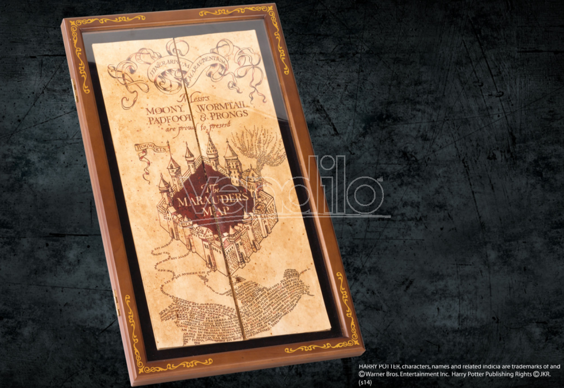 NOBLE COLLECTION Harry Potter Espositore Mappa Del Malandrino