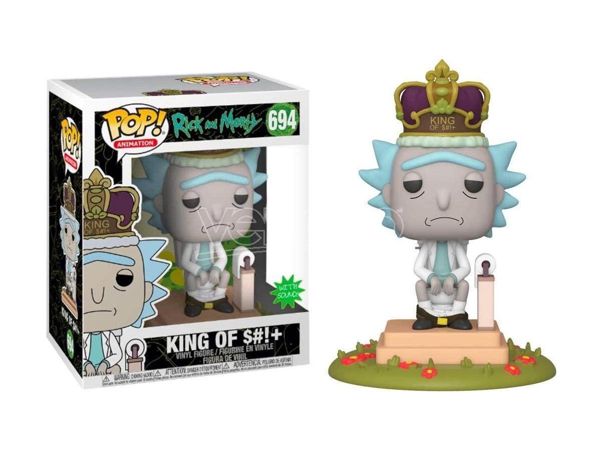 FUNKO Rick & Morty  Pop Animazione Vinile Figura King Con Suono 9 Cm