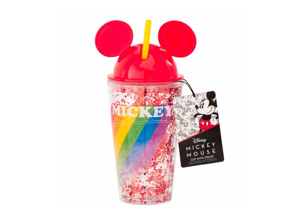 FUNKO Disney Mickey Rainbow Cup Con Straw