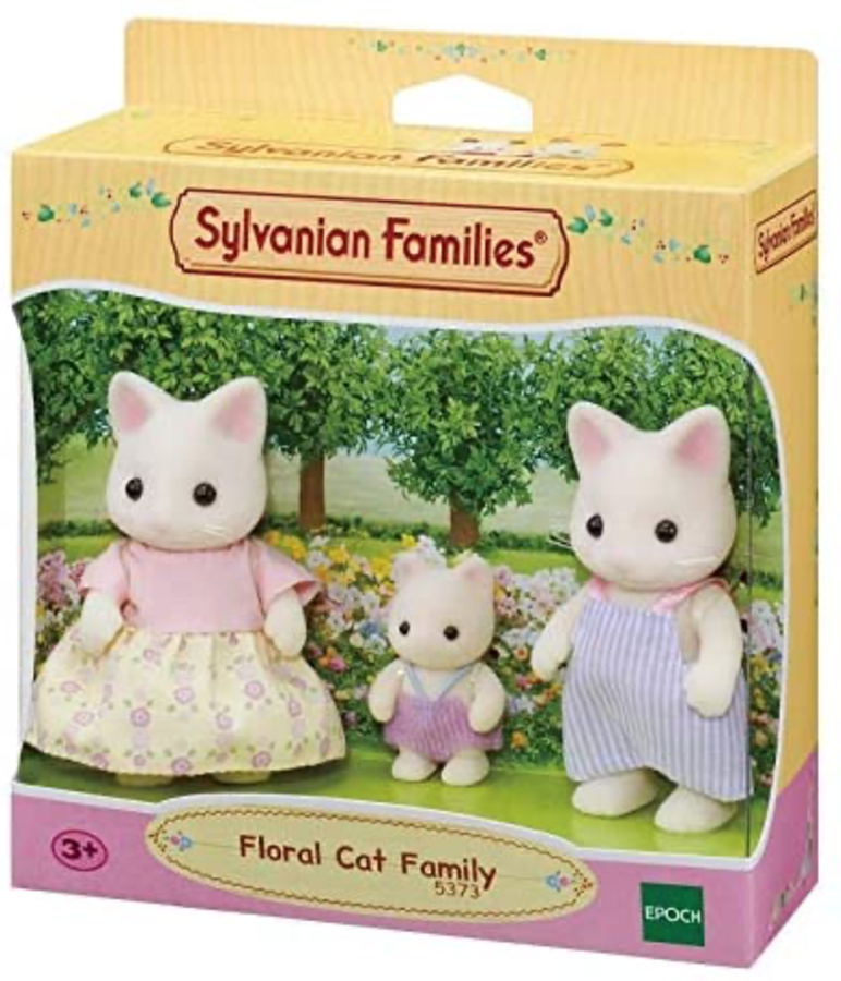 Sylvanian Families 5373 Famiglia Gatto Floreale New 2020