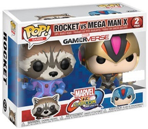 Funko Pop! 2-Pack Rocket vs. Mega Man