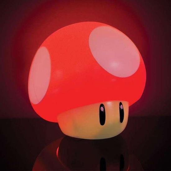 Gadget Lampada Super Mario Fungo Rosso